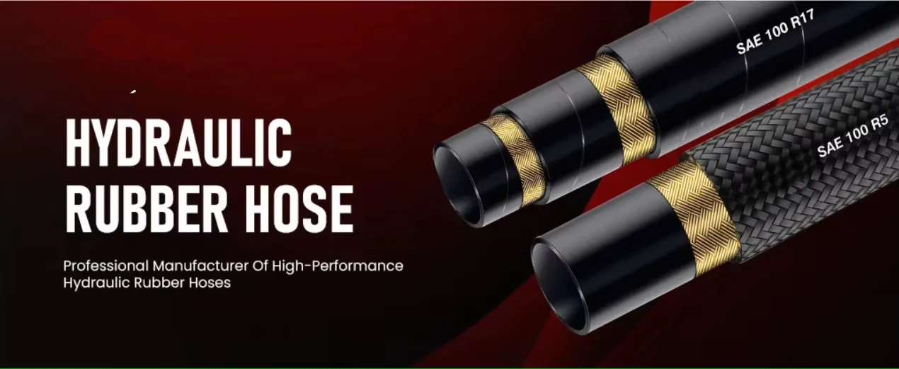 345bar High Pressure Hydraulic Hose SAE100 R16-R17 Black Oil Hose ...