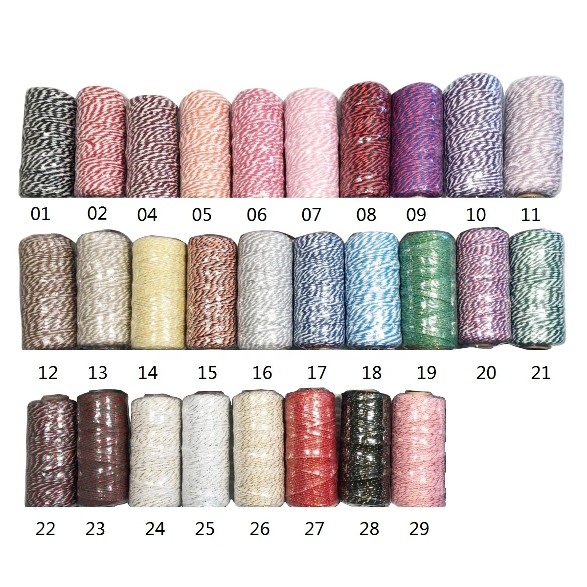 Хорошо, 2 мм, белый, розовый хлопковый шнур, экологически чистый шпагат