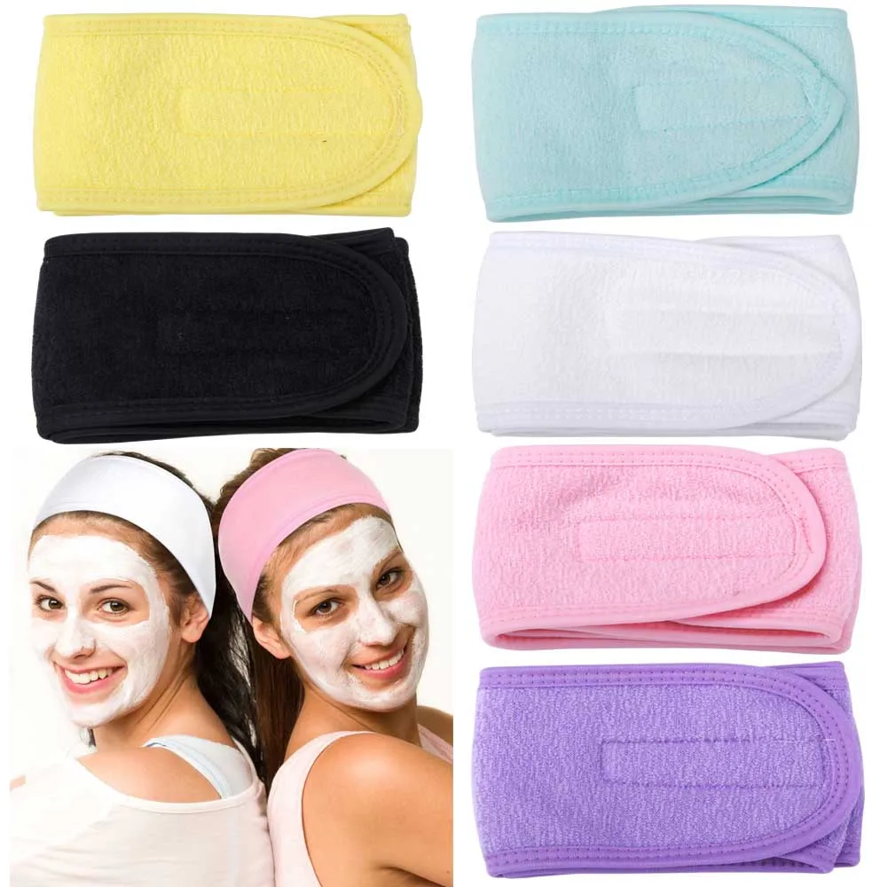 customized logo spa fashion stretch headband