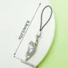 cordino per cellulare grigio a forma di gatto - 1183 cm - 17 g - LS505