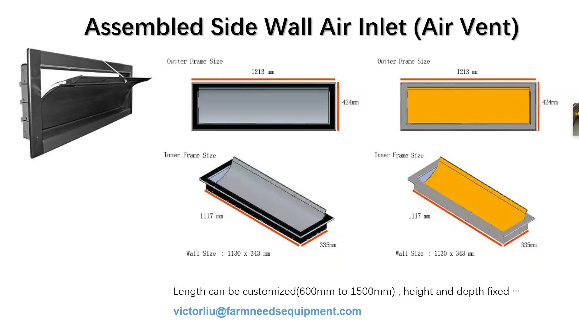 PU Air Inlets Tunnel air Inlets Three Layers Polyurethane Valve Inlets ...
