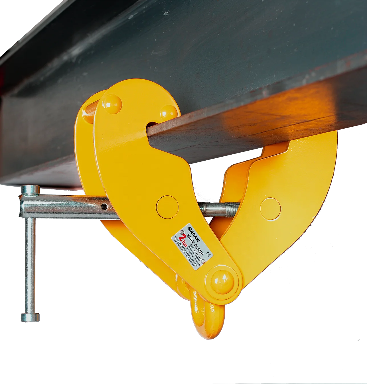 Manual Push I h Beam Chain Geared Hoist Lift Cart Monorail Gear Trolley