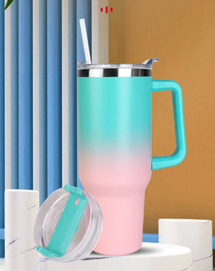 40oz Stainless Steel Beer Cup Double Wall Insulated Vacuum Tumbler With ...