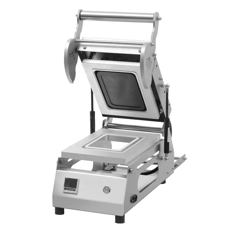 Wanhe Factory's Small Plastic Food Container Tray Sealing Machine Manual for Foil and Paper Bag Packaging