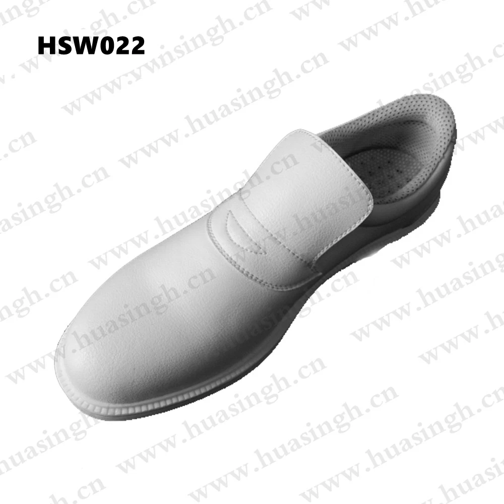 LXG,hospital Doctor Nurse Safety Shoes with Elastic Belt Oil Resistant PU Injection Sole White Safety Shoes HSW022
