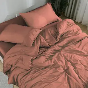 2026 New Arrival OEKO-TEX Ultra Smooth and Silky Soft  100% Biodegradable Original Bamboo Bedding Sheets Sets