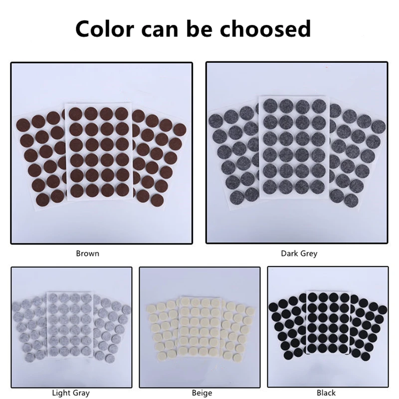 Customized Self-Adhesive Anti-Slip Furniture Pads Non-Slip Chair Leg Floor Protection Rubber Foot Pads for Chairs