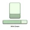 Green-Wrist Rest Mouse Pad