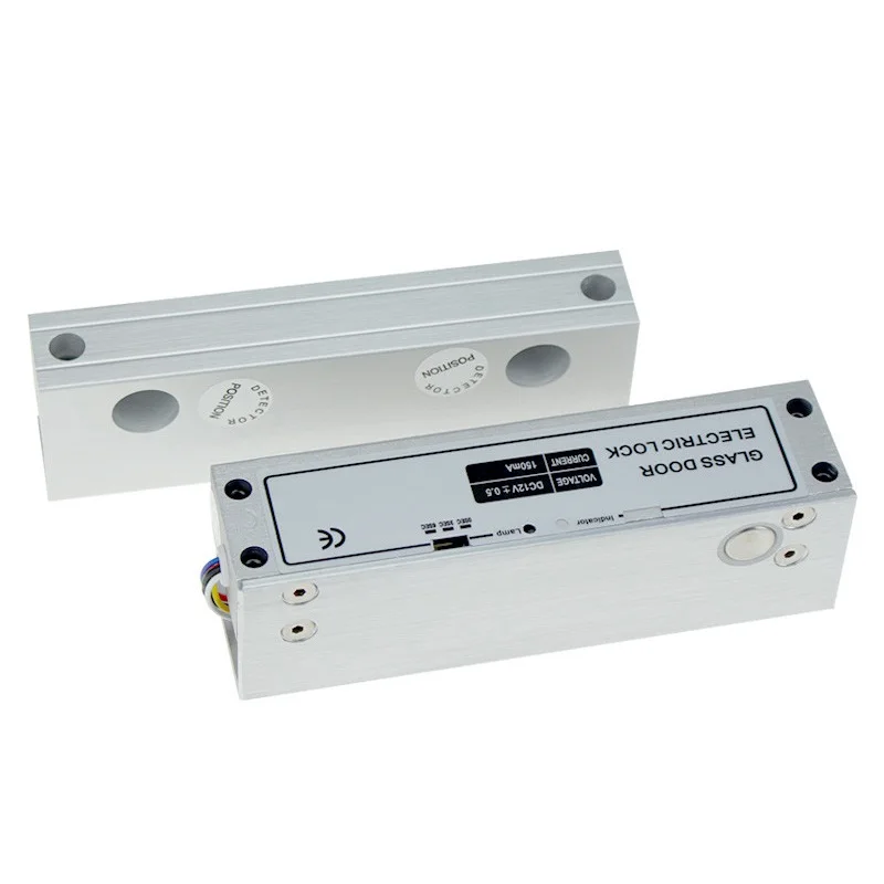 Trava Elétrica UHPPOTE - Para Porta De Vidro Sem Moldura 10-12mm