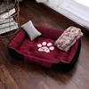 Footprint model Red black Winter three-piece set