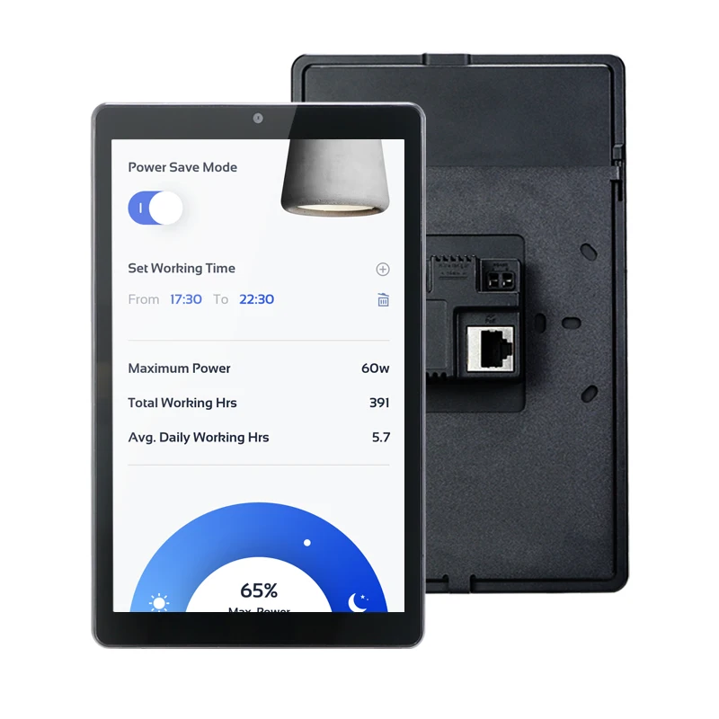 Sunworld YC-SM08P 8-Inch Android Smart Tablet PC Home Assistant Quad Core Wall Mount POE Support 2GB Memory Capacitive Touch