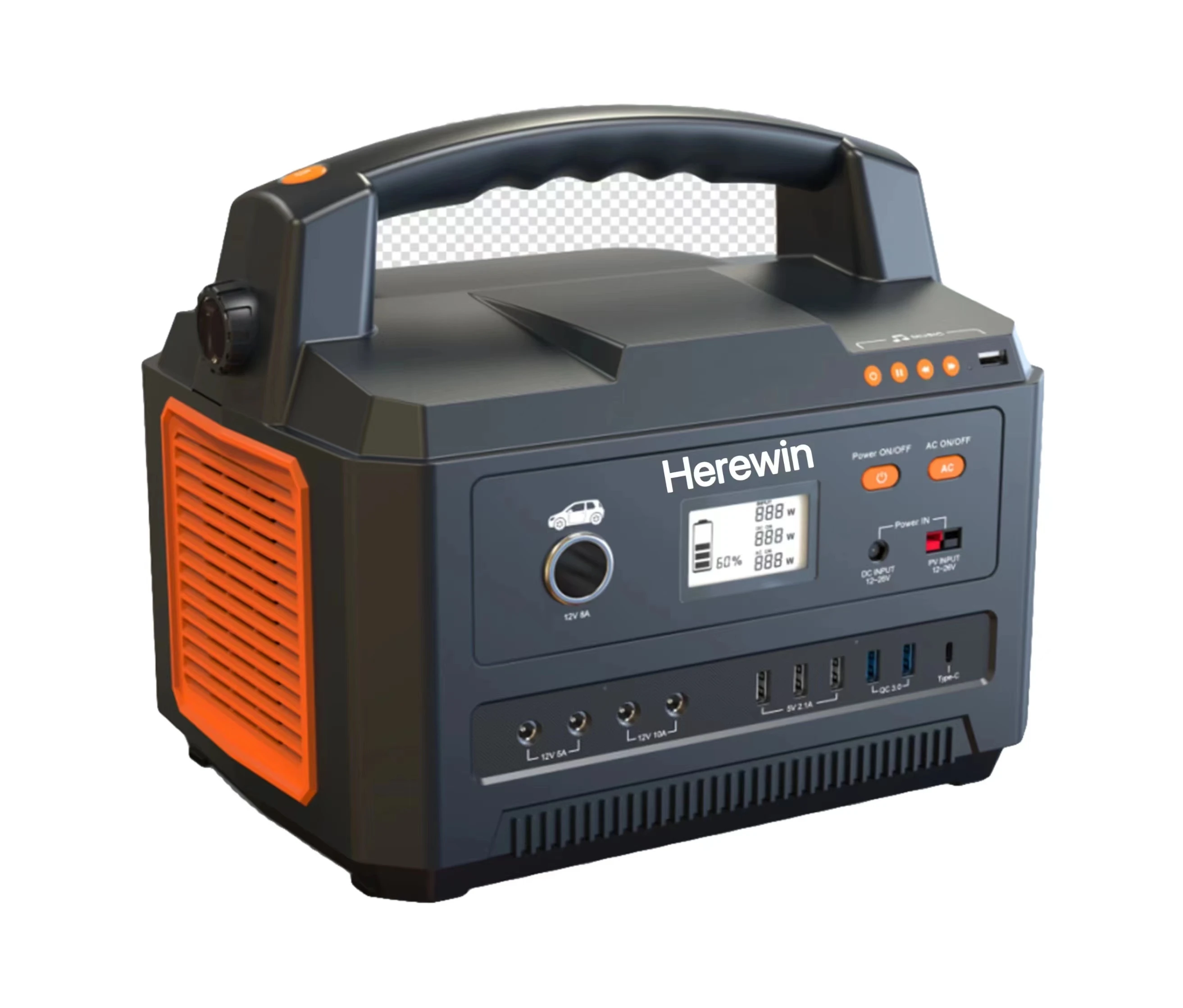 Outdoor Lifepo4 Portable Power Station 2000w 1000w Generator