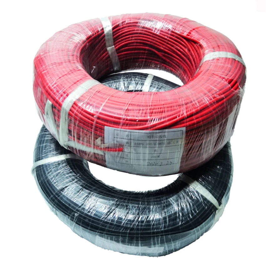 2AWG 4AWG 6AWG 8AWG 10AWG 12AWG 14AWG 16AWG Silicone Wire Flexible Silicone Rubber Cable