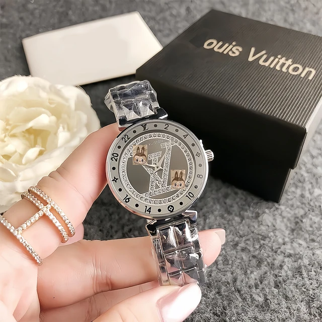 Big Brand Watches Come and Go, Popular Watches for Women, Light Luxury Rotating Diamond Inlaid Quartz Movement Watches