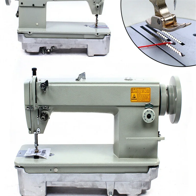 Lockstitch Leather Fabrics Machine Heavy Duty Portable Lockstitch Upholstery Walking Foot Automatic Leather Sewing Machine