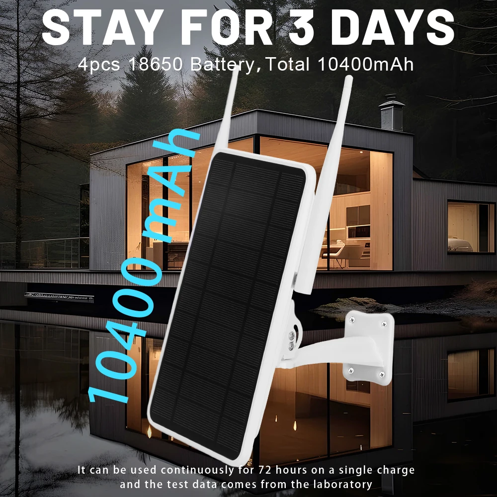 Outdoor Waterproof 4g Lte Solar Wifi Router Builtin 18650 Battery With