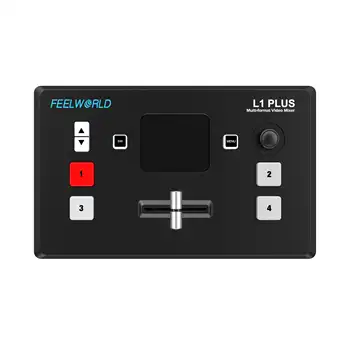 FEELWORLD L1 PLUS 4 Channel Video Mixer Switcher Touch Screen USB2.0 Recording PTZ Control Usb3.0 Streaming Atem Video Mixer detail image