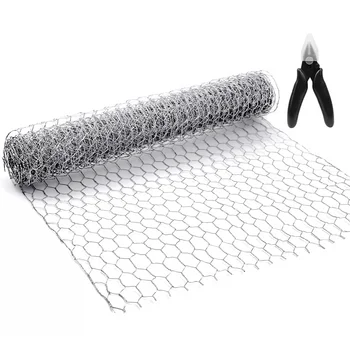Hexagonal Chicken Crafting Wire Mesh Galvanized Metal Chicken Wire Net