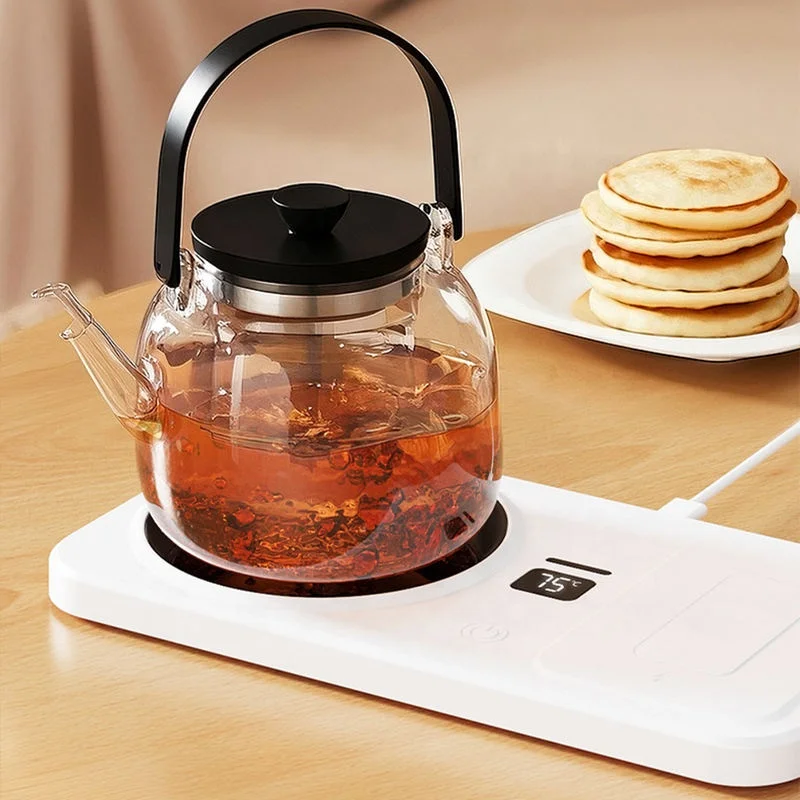 New Four-in-one Multi-functional Household Smart Temperature-controlled Cup Holder Mobile Phone and Watch Wireless Charging and 4