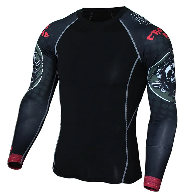 Quick Dry Compression Online T Shirt Printing Men'S Long Sleeve Compression Shirts For Sale What Should I Wear While208_voghion.com