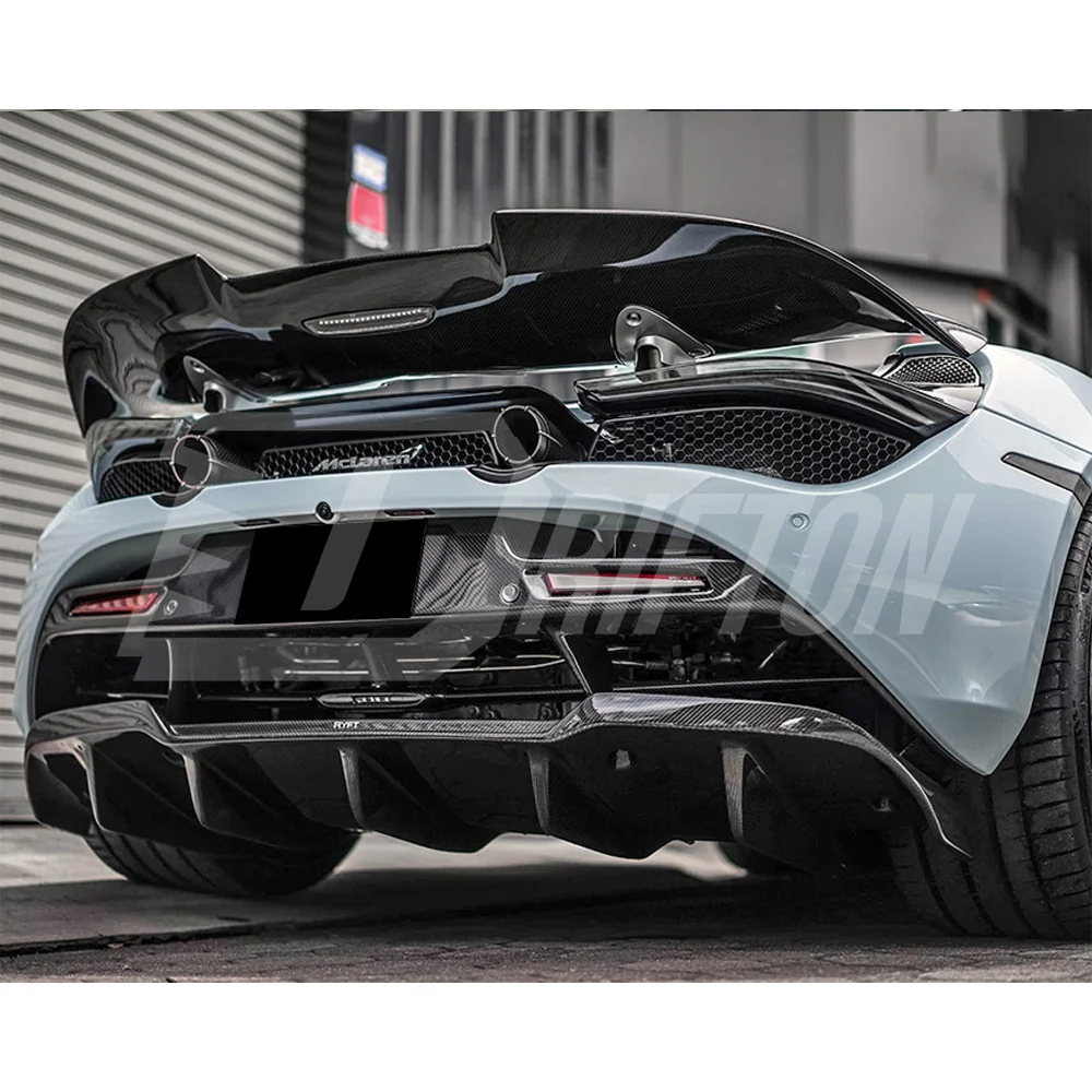 RYFT Style Rear Bumper Diffuser for Mclaren 720S Carbon Fiber Kit