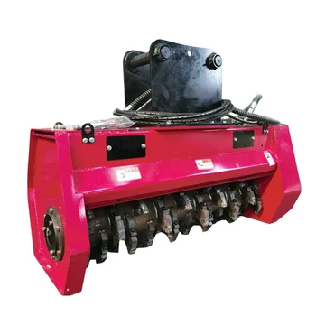 Electric Reel Lawn Mower,Excavator Flail Mulcher Mulching,Excavator Mulcher