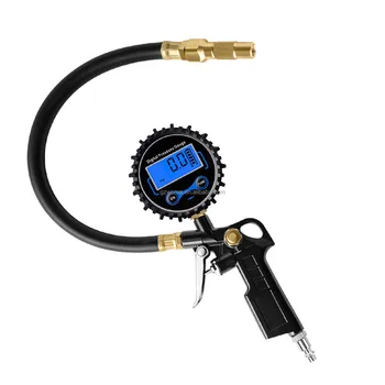 High Precision Digital Tire Tester Auto Tire Pressure Gauge with LCD Display for Cars Trucks Motorcycles Vehicles