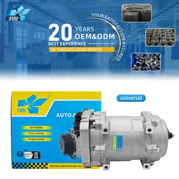 FMMU0004H 12V Auto AC Compressor New Universal Car Air Conditioning Compressor