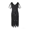 Pure black single-piece dress
