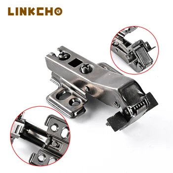 High Quality 45° Hydraulic Cupboard Hinges Aluminum Frame Kitchen Furniture Hardware with Soft Closing & Hiding Feature