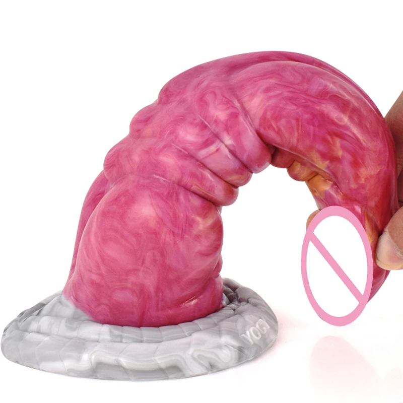 Professional Cheap YOCY-2112 Penis Massager Machine Monster Dildo Adult Gory Color Sex Toy Women G-spot  Adult Toys for Men Sex