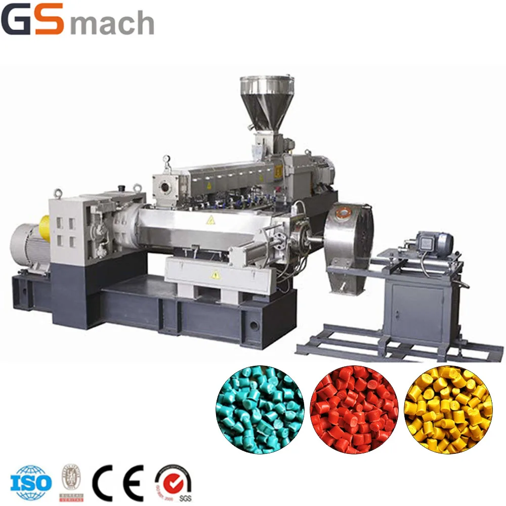 Линия гранулирования экструдера двухступенчатой машины для производства кабелей HFFR LSFH