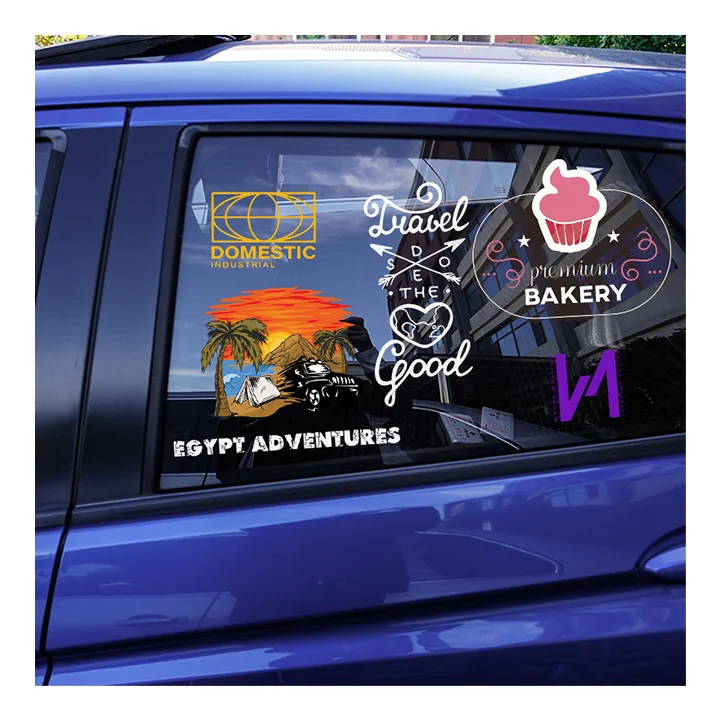 Anime Random Motorcycle Sticker Racing Sponsor Car Bike Helmet Side Strip Logo Decals