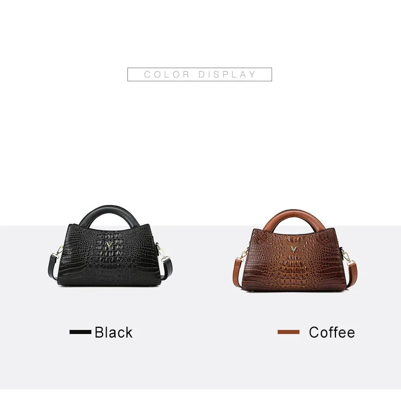 New Trendy Designer Alligator Leather Ladies Bag Handbag High Quality ...