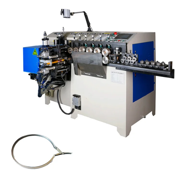Automatic Circle Barrel Clamp Ring Making Welding Machine