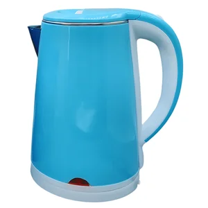 Hot Selling 1500W Electric Kettle Double Layer Water Boiler Temperature 220V Cordless Home Appliance for Hotel Use PP
