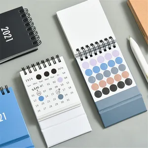 2027 Customized Office Offset Printing 80gsm Paper Calendars Stand Flip Desk Table Calendar for 2026 High Visibility Durability