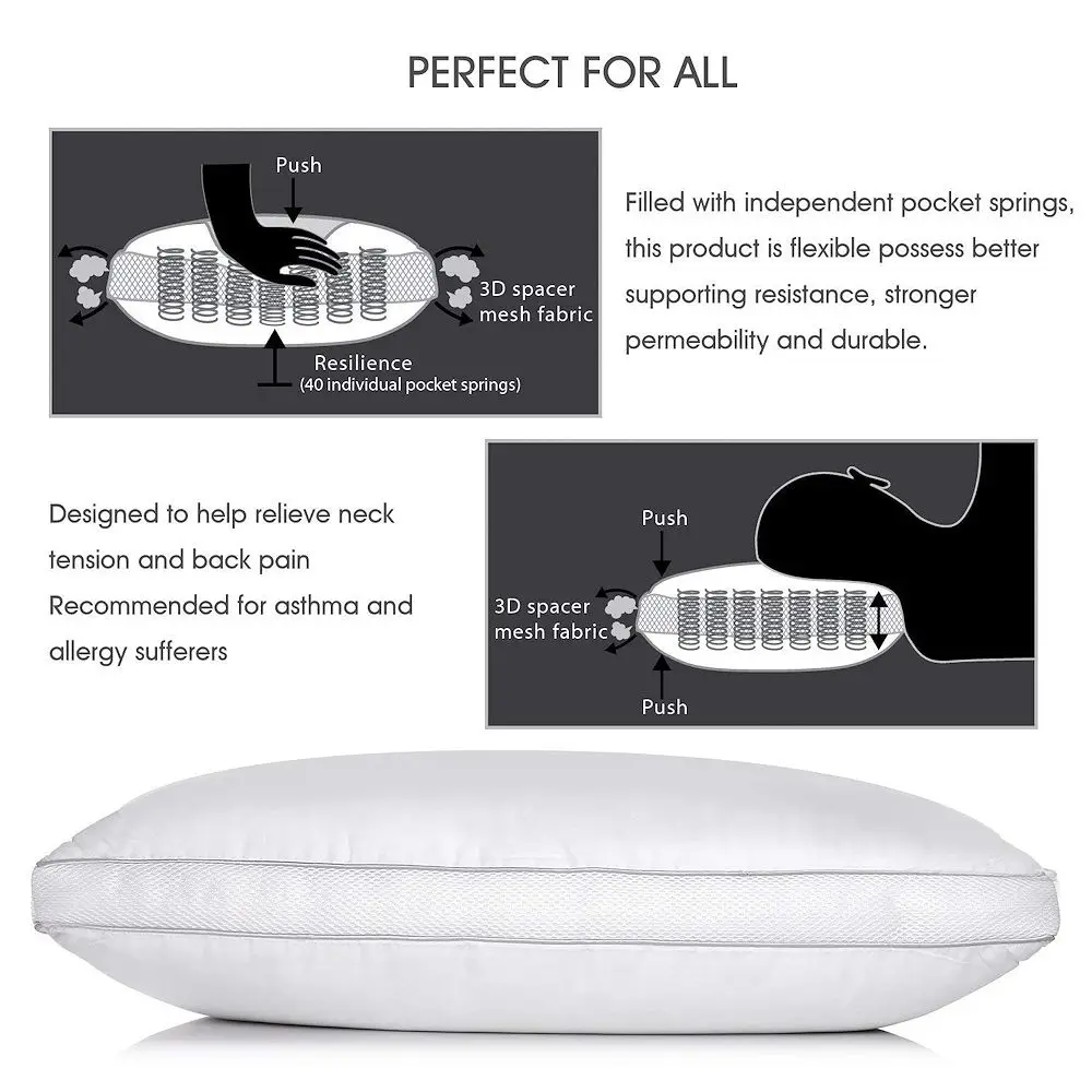 pocketed coil pillow