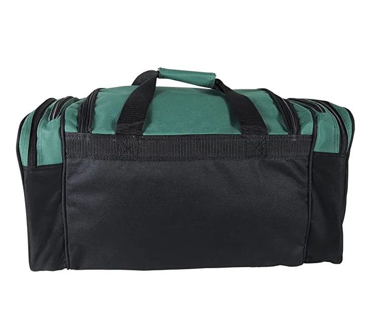 DALIX 20" Sports Duffle Bag w Mesh and Valuables Pockets Travel Gym 