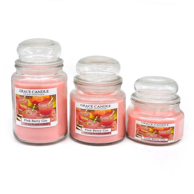 Different Sizes Scented Yankee Style Candles in Bulk