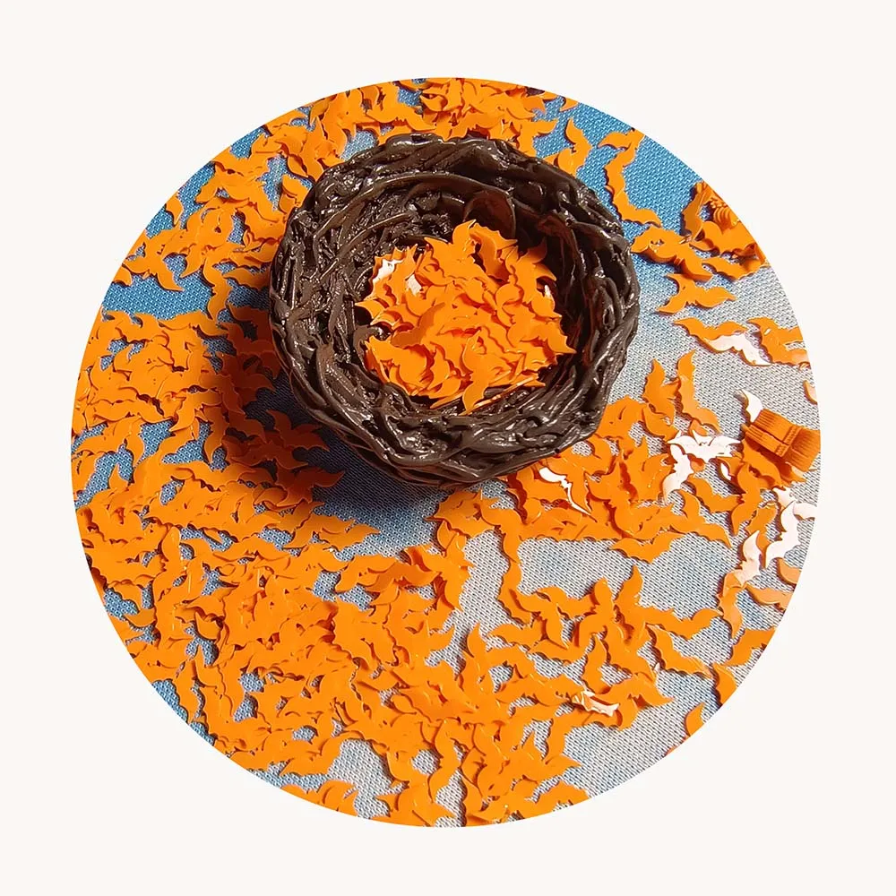 Mix Colors Halloween Confetti Bat Sequins for Nail Art Party