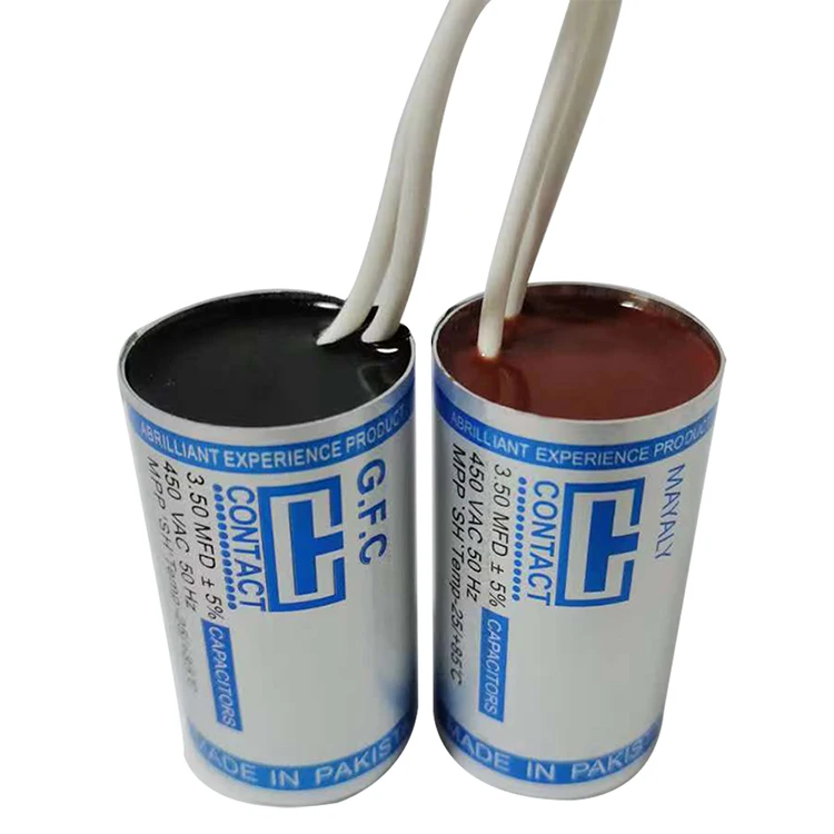 Sh Motor Run Capacitor 3.5UF with Made in Pakistan (GFC)