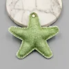 Estrella verde de cinco puntas