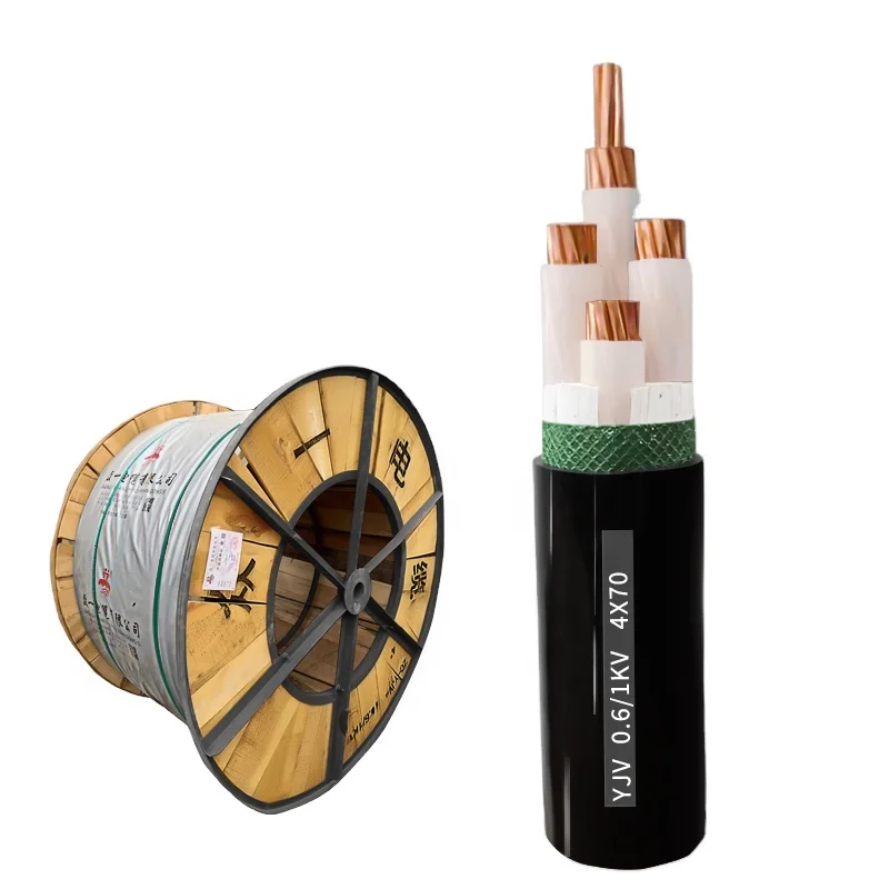 0,6/1kV Kupfer Xlpe gepanzertes unterirdisches Stromkabel 25/35/50/70/95/120/185/240/300 mm2 U1000 R2V RVFV NYY YVV N2XY N2XBY