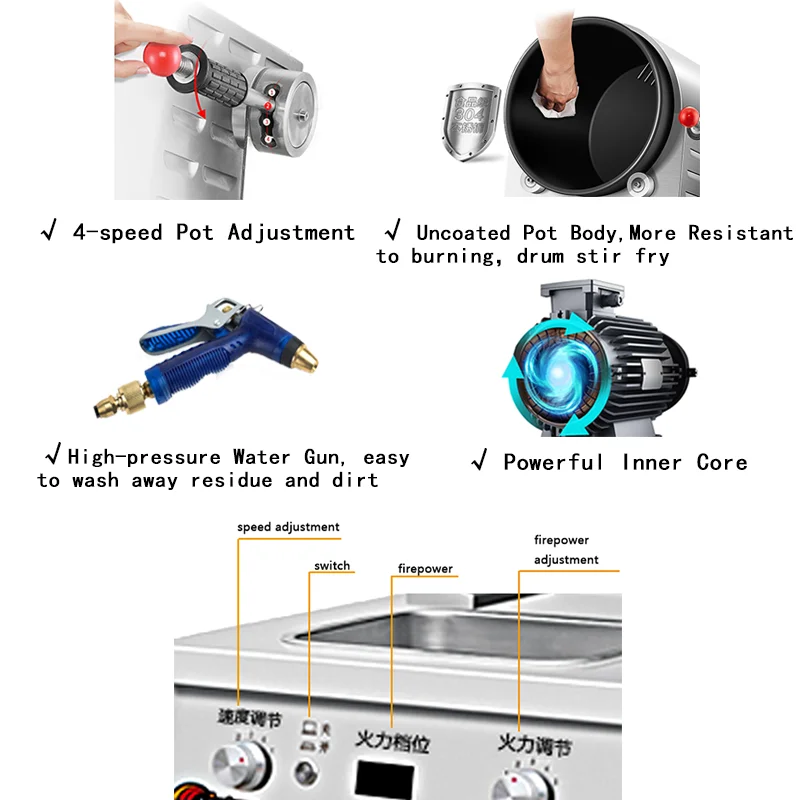Fried Rice Machine Restaurant Smart Intelligent Cooking Robot Automatic Stir Fry Machine Commercial Wok Robot Cooking Machine