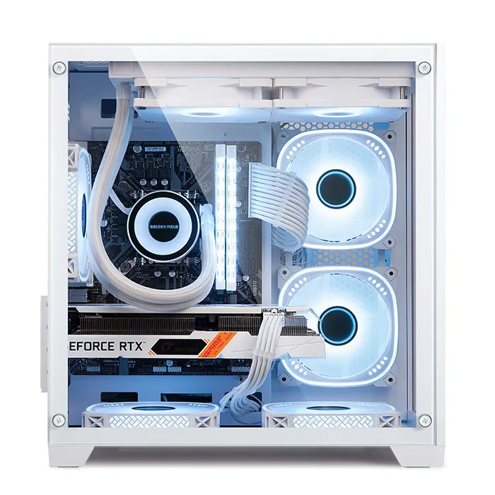 Glass side panel  Micro ATX Mini ITX Cube Custom MATX Gaming Computer Case PC Supports 240 water-cooled heat dissipation