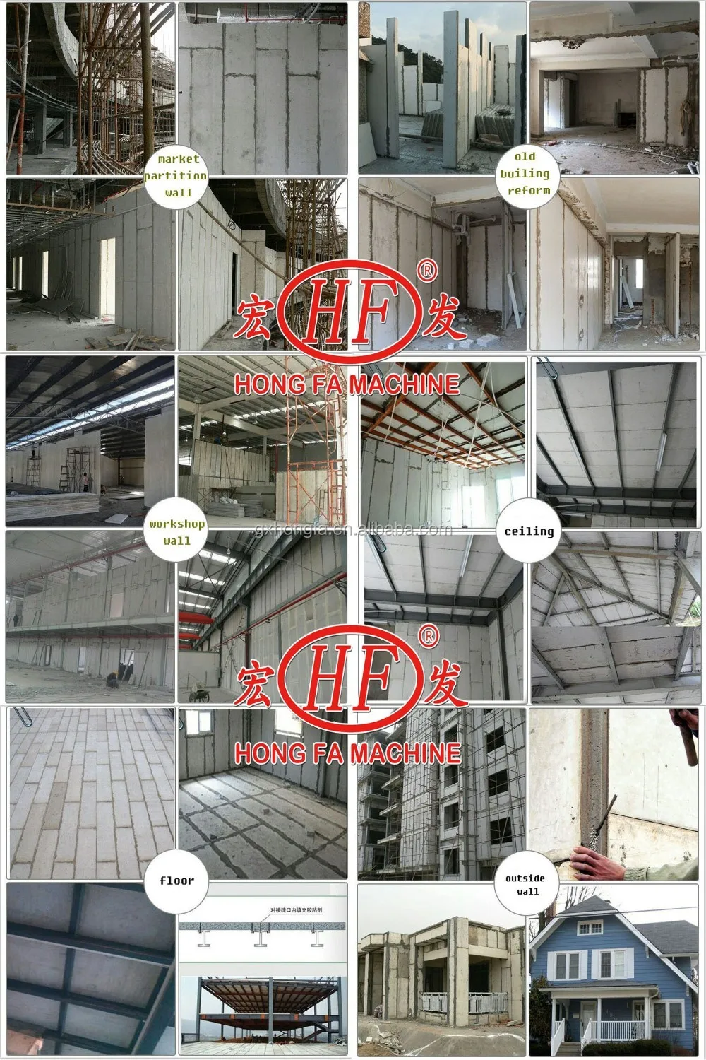 Precast Concrete Hollow Core Slab Production Line - Automatic Wall ...