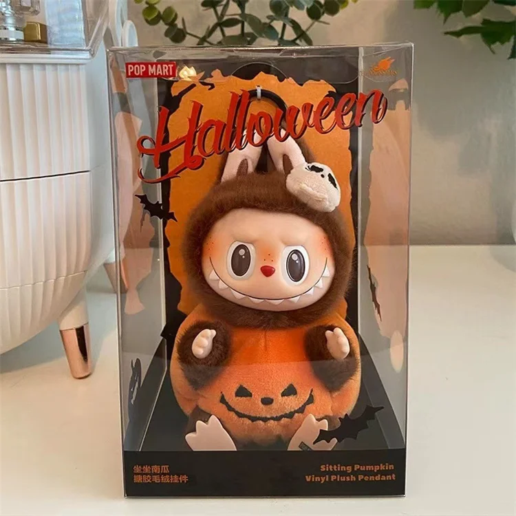 【完売品】 LABUBU ぬいぐるみ ハロウィン 約15cm Halloween Labubu Toy - Cute Anime Monster Pumpkin Gift