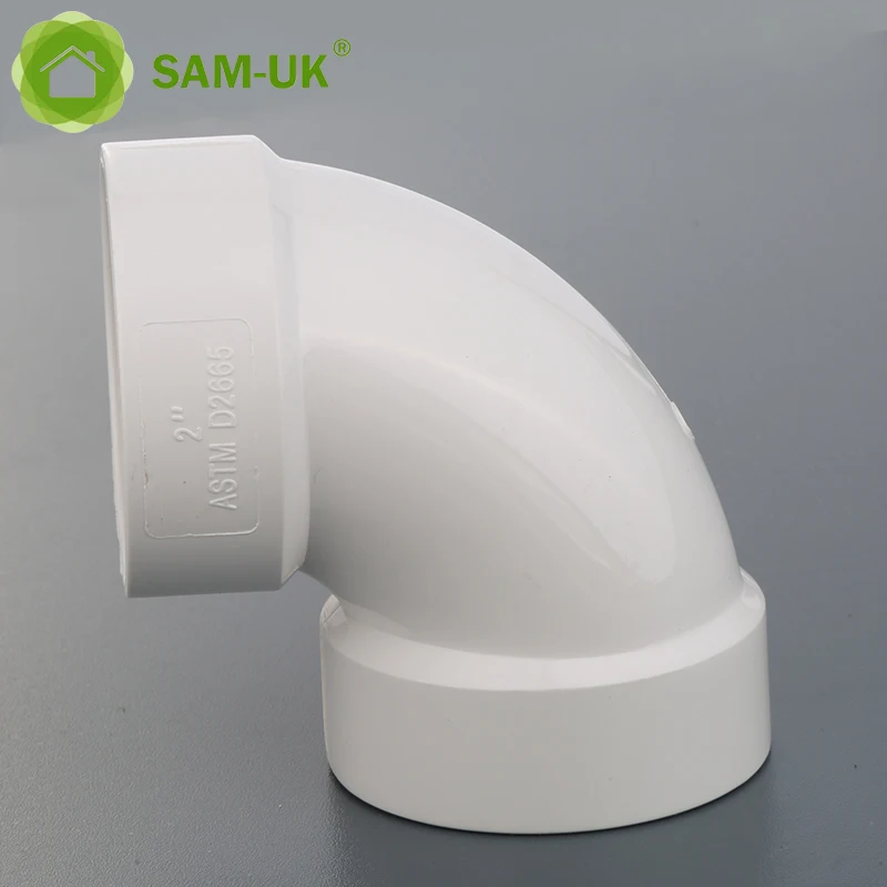 1-1/2"-6" High Quality PVC-U Pipe and Fittings Names and Parts Water Drainage Elbow