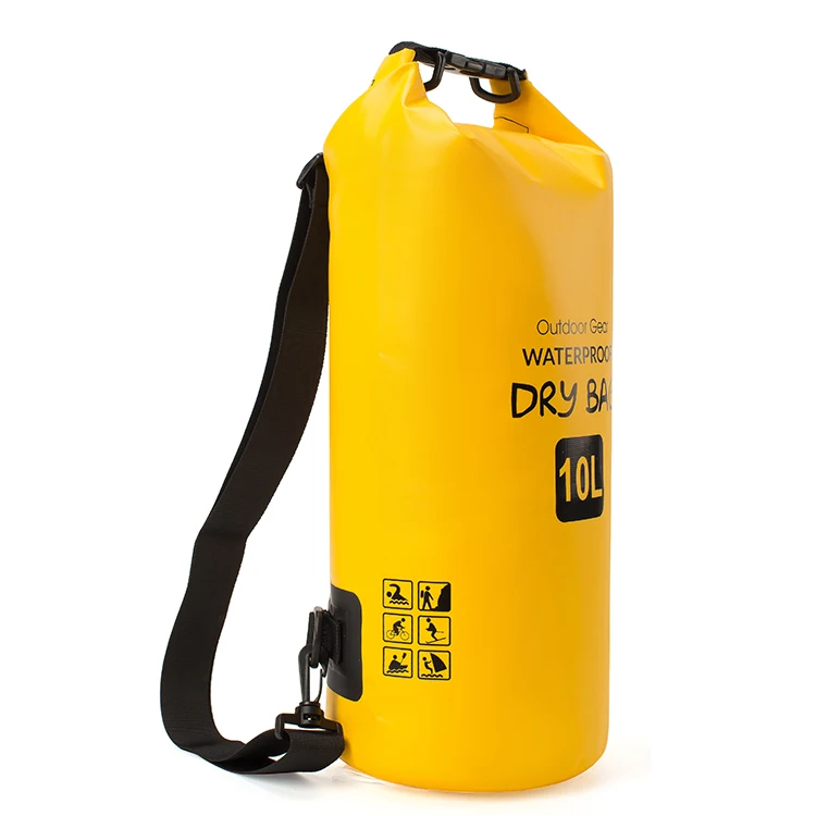 Походный нейлоновый рюкзак с логотипом на заказ, водонепроницаемая сухая сумка из ПВХ для спорта, рыбалки, океана, 2 л, 5 л, 10 л, 20 л, 30 л, 40 л